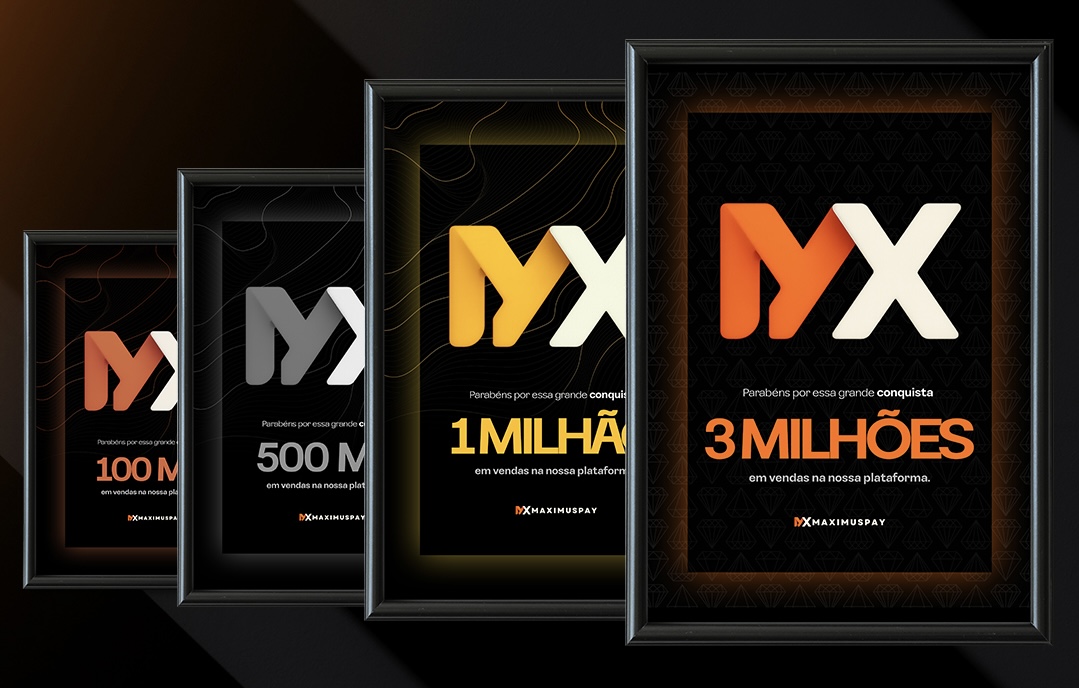 Premiações Maximus Pay por metas de vendas atingidas